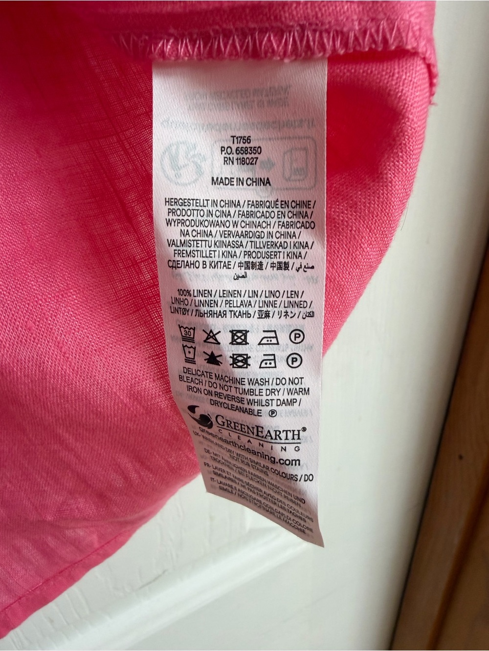 Boden Bright Pink 100% Linen Ruffle Sleeve Camisole - Picture 3 of 7